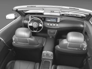 Mercedes-Benz S-class Cabriolet 2017 3D Model