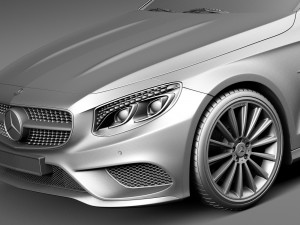 Mercedes-Benz S-class Cabriolet 2017 3D Модель