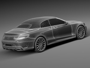 Mercedes-Benz S-class Cabriolet 2017 3D Модель