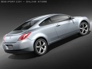 Pontiac G6 Coupe 3D Model