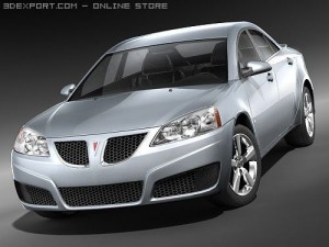Pontiac G6 Sedan Model 3D