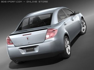 Pontiac G6 Sedan Model 3D