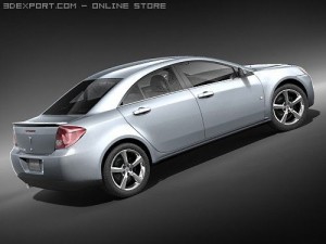 Pontiac G6 Sedan Model 3D