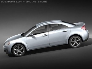 Pontiac G6 Sedan Model 3D