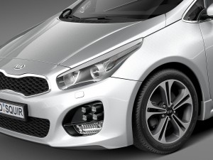 Kia Ceed SW GT-line 2016 3D-Modell