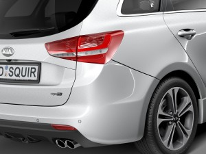 Kia Ceed SW GT-line 2016 3D-Modell