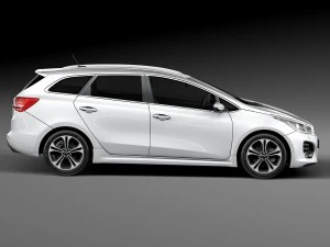 Kia Ceed SW GT-line 2016 3D Model