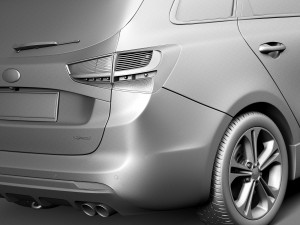 Kia Ceed SW GT-line 2016 3D-Modell