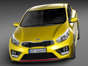 Kia Pro Ceed GT 2016 Modello 3D