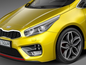 Kia Pro Ceed GT 2016 Modello 3D