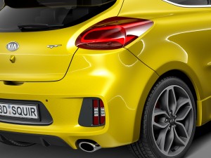 Kia Pro Ceed GT 2016 Modello 3D