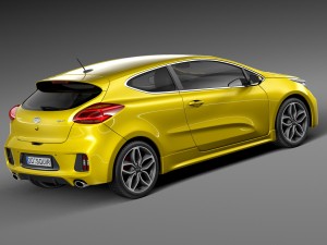Kia Pro Ceed GT 2016 Modello 3D
