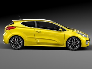 Kia Pro Ceed GT 2016 Modello 3D