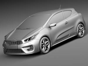 Kia Pro Ceed GT 2016 Modello 3D