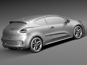 Kia Pro Ceed GT 2016 Modello 3D