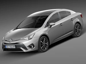 Toyota Avensis 2016 Modelo 3D