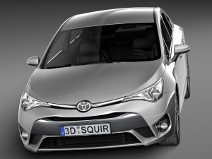Toyota Avensis 2016 3D Model