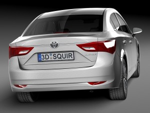 Toyota Avensis 2016 3D Model