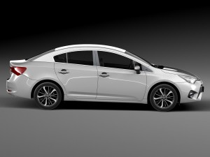 Toyota Avensis 2016 3D Model