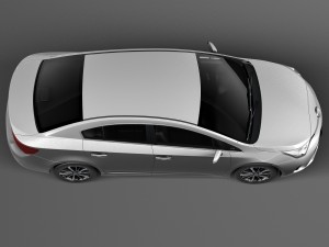 Toyota Avensis 2016 3D Model
