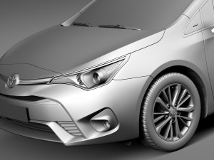 Toyota Avensis 2016 3D Model