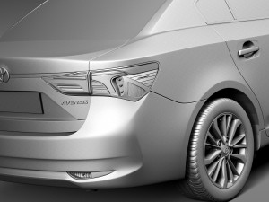 Toyota Avensis 2016 3D Model