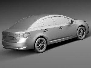 Toyota Avensis 2016 3D Model