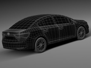 Toyota Avensis 2016 3D Model