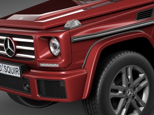 Mercedes-Benz G-class 2016 Model 3D