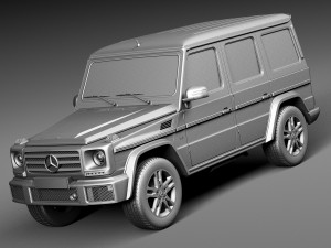 Mercedes-Benz G-class 2016 Model 3D