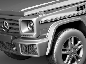 Mercedes-Benz G-class 2016 Model 3D