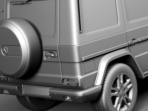 Mercedes-Benz G-class 2016 Model 3D