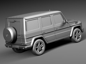 Mercedes-Benz G-class 2016 Model 3D