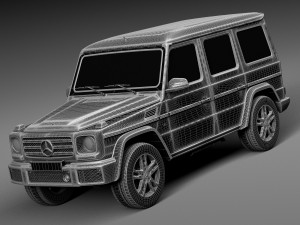 Mercedes-Benz G-class 2016 Model 3D