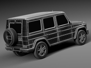 Mercedes-Benz G-class 2016 Model 3D