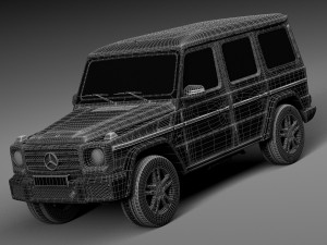 Mercedes-Benz G-class 2016 Model 3D