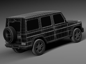 Mercedes-Benz G-class 2016 Model 3D