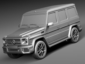 Mercedes-Benz G63 AMG 2016 3D Model