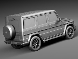 Mercedes-Benz G63 AMG 2016 3D Model