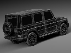 Mercedes-Benz G63 AMG 2016 3D Model
