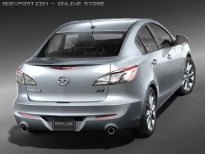 Mazda 3 Sedan 3D Model