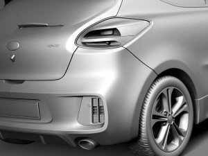 Kia Pro Ceed GT-line 2016 3D Model