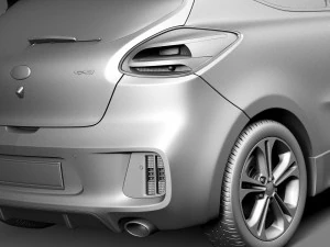 Kia Pro Ceed GT-line 2016 3D Model