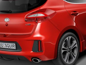 Kia Ceed GT-line 5-door 2016 3D Model