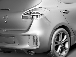 Kia Ceed GT-line 5-door 2016 3D Model