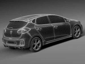 Kia Ceed GT-line 5-door 2016 3D Model