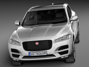 Jaguar F-pace 2017 3D-Modell