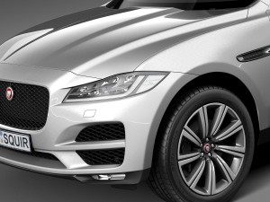 Jaguar F-pace 2017 3D-Modell