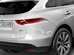Jaguar F-pace 2017 3D-Modell