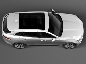 Jaguar F-pace 2017 3D-Modell